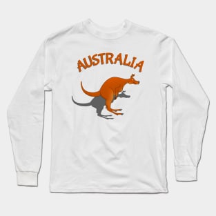 Kangaroo Australia Long Sleeve T-Shirt
